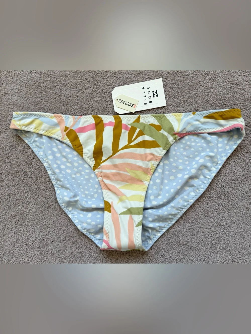 Billabong - SWIM SET - TROPIC JUNGLE - LOWRIDER BOTTOM / V NECK CAMI TOP
